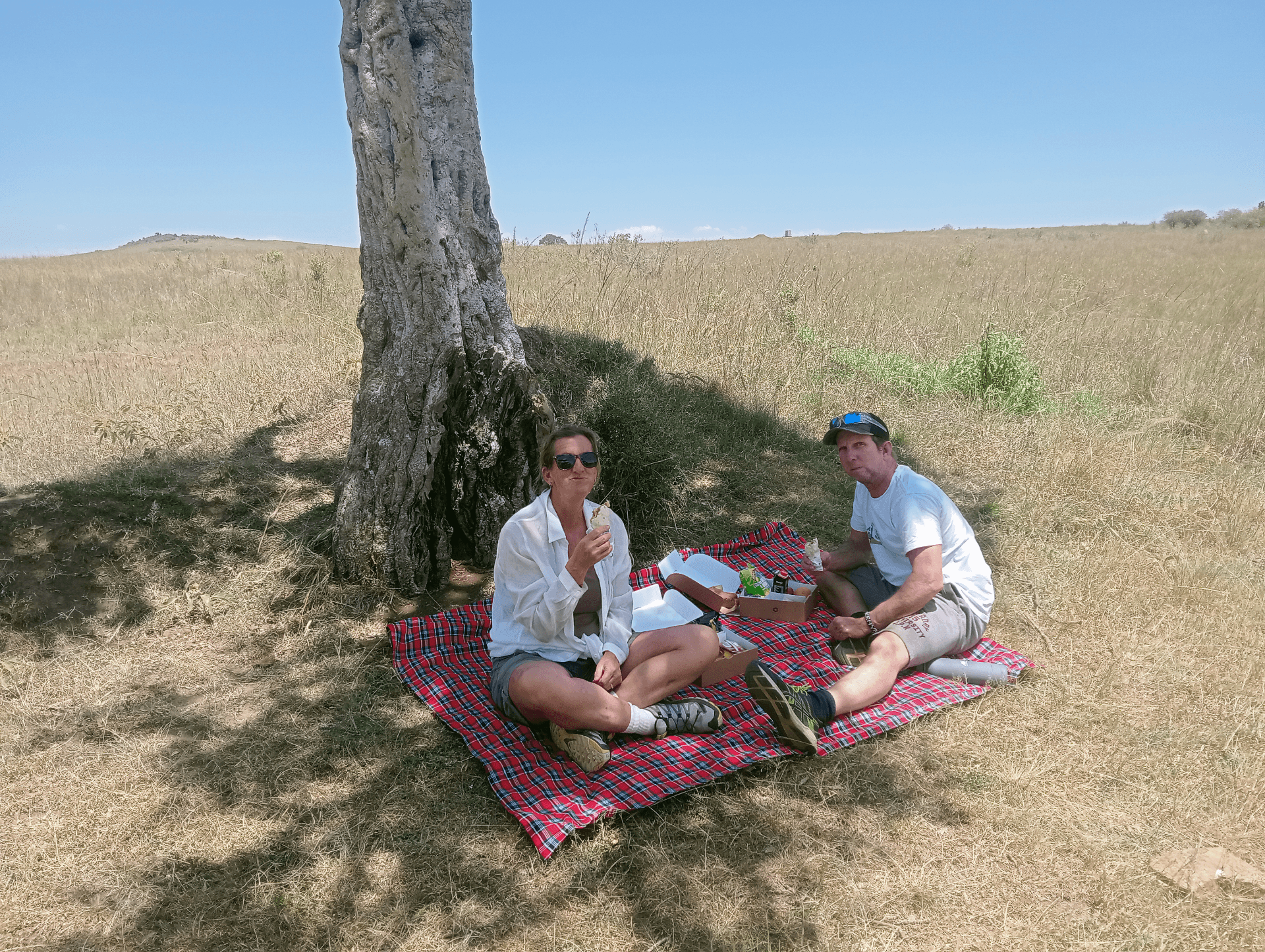 Picnic lunch under a picnic tree â by Habil Nyangweso
