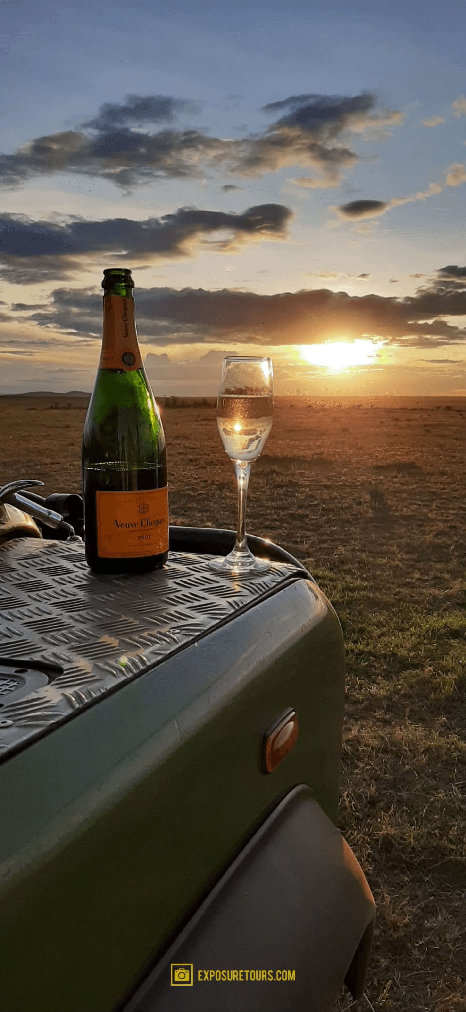 Golden skies, Sparkling champagne- The perfect sundowner moment – by Verah Njambi